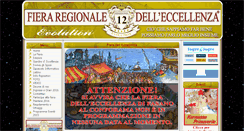 Desktop Screenshot of fieradelleccellenza.it