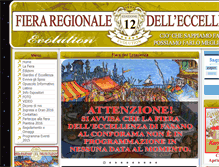 Tablet Screenshot of fieradelleccellenza.it